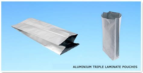 triple laminated aluminium pouch